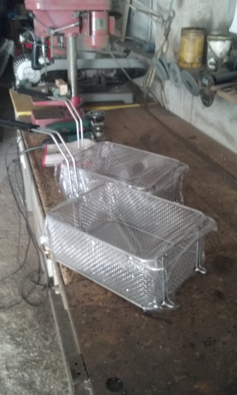 Manja inox košara