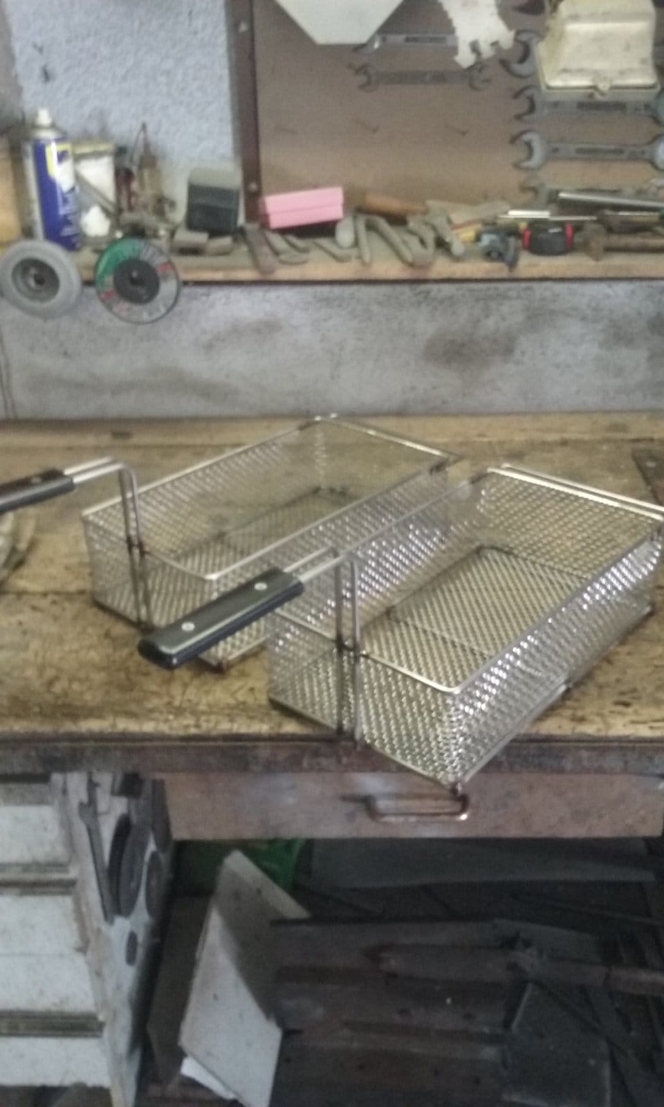Par inox košara